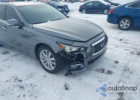 2015 Infiniti Q50 from USA, damaged, VIN JN1BV7ARXFM413273